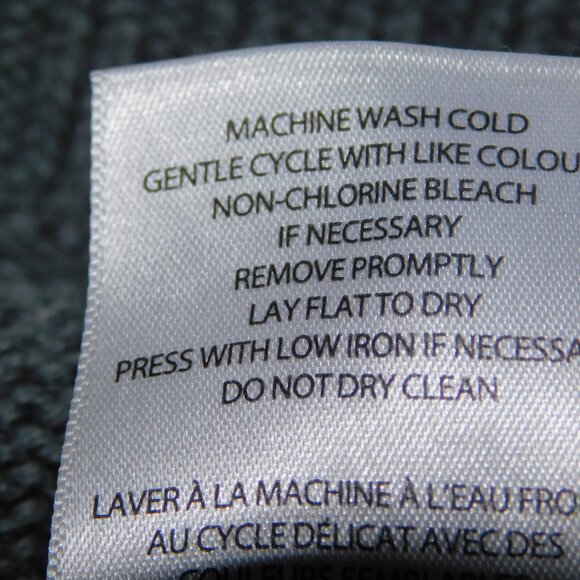 United Colors of Benetton Womens XL Gray White Striped 1/2 Zip Sweater - Picture 10 of 13